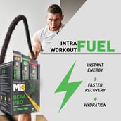 8 - MuscleBlaze BCAA Pro OP,  21 sachets/pack  21 Servings  Watermelon, Fruit Splash & Green Apple 