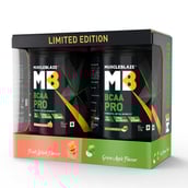 MuscleBlaze BCAA Pro, 2 Piece(s)/Pack 16 Servings (Two Flavour Pack)Green Apple & Fruit Splash
