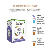 2 - JustHer Natural PMS Relief with Herbs,  21 sachets/pack  Natural Jaljeera 