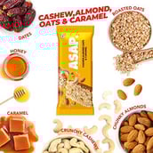 3 - ASAP Healthy Granola Bars,  12 bar(s)  Cashew Almond & Caramel 