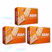 1 - ASAP Healthy Granola Bars,  6 bar(s)  Almond Oats & Dark Choco, Pack of 3 