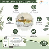 5 - Dr. Morepen Tulsi Green Tea,  25 Tea Bag(s)  Unflavoured 