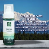 5 - Organic Harvest Mountain Range Cleanser,  100 g  for Skin Regeneration 