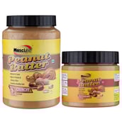 1 - Musclife Peanut Butter Combo Creamy 340 g,  1 kg  Crunchy 