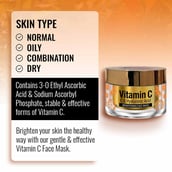 4 - St.Botanica Vitamin C E & Hyaluronic Acid Brightening Face Mask,  50 g  for All Skin Types 