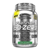 MuscleTech Platinum 100% Iso-Zero,  1.5 lb  Unflavoured 