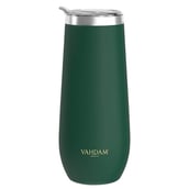 1 - VAHDAM Caper Stainless Steel Tumbler,  Dark Green  270 ml 