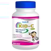 Healthvit Kid- C Kid's Vitamin C Chewable,  60 tablet(s)  Unflavoured 
