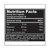 supplement - One Science Nutrition ZMA,  60 capsules  Unflavoured 