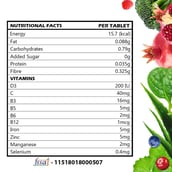 7 - Plix Life Green Elixir Wholefood Multivitamin,  15 tablet(s)  Lemon (Pack of 2) 