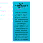 9 - MuscleBlaze Probiotic Muesli,  0.4 kg  Fruits,Nuts & Seeds 