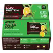 1 - RiteBite Max Protein Active Bar (20g Protein),  12 bar(s)  Green Tea Orange 