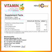 supplement - Health Oxide Vitamin C with Zinc,  60 tablet(s)  Unflavoured 