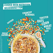 4 - ASAP Ultimate Breakfast Multigrain Muesli (Pack of 2), 420 g BADAMILK (Almond Honey & 5 Toasted Grains)