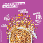 4 - ASAP Ultimate Breakfast Multigrain Muesli (Pack of 2), 420 g COFFEELUV (Almond Coffee & 5 Toasted Grains)