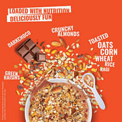 4 - ASAP Ultimate Breakfast Multigrain Muesli (Pack of 2), 420 g DARKCHOCO (Almond, Dark Choco & 5 Toasted Grains)