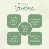 4 - Oriental Botanics Australian Tea Tree Foaming Face Wash,  120 ml  for Acne Prone & Oily Skin with Built-In Brush 