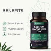 3 - Boldfit Calcium Magnesium Zinc,  60 tablet(s)  Unflavoured 