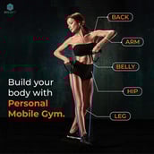 4 - Boldfit Resistance Tube with Foam Handles,  Red  Free Size 