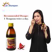 6 - Dr. Morepen Ironsure Hemoglobin Booster Syrup (Pack of 2),  Unflavoured  150 g 