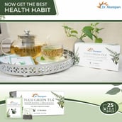 7 - Dr. Morepen Tulsi Green Tea (Pack of 2),  25 Tea Bag(s)  Unflavoured 