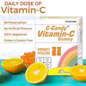 5 - Dr. Morepen Immuniply Curcumin 50 chewable tablet(s) Chatpata & C-Candy Vitamin C Gummy Combo, 30 gummies Orange