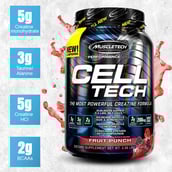 3 - MuscleTech CellTech Performance Series,  Fruit Punch  3.0 lb 