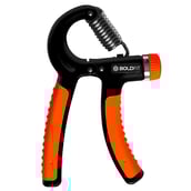 1 - Boldfit Adjustable Hand Grip Strengthener,  Black Orange 