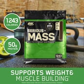 7 - ON (Optimum Nutrition) Serious Mass,  12 lb  Chocolate 