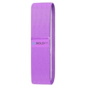 4 - Boldfit Fabric Resistance Band,  Purple  Free Size (Heavy Resistance) 