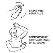 5 - Ustraa Red Black Blue Deodorant Body Spray, 150 ml for Men