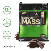 7 - ON (Optimum Nutrition) Serious Mass Weight Gainer Powder, 12 lb Chocolate