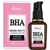 1 - St.Botanica BHA Salicylic Acid 1% + Hyaluronic Acid 0.5% Clarifying Facial Serum,  20 ml  for Oily & Acne - Prone Skin 