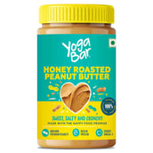 1 - Yogabars Honey Roasted Peanut Butter, 0.400 kg Sweet, Salty and Crunchy