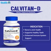 5 - Healthvit Calvitan D3 Calcium & Vitamin D3, 60 tablet(s) Unflavoured