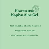 6 - Kapiva Pure Aloe Vera Gel,  150 g  for Oily and Dry Skin 