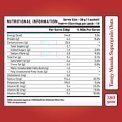 nutrition - Kapiva Tangy Masala Supergrain Oats,  380 g  Natural 
