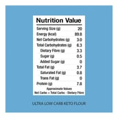 supplement - Lo! Foods Ultra Low Carb Keto Atta,  Unflavoured  5 kg 
