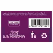 8 - MuscleBlaze Probiotic Muesli,  1 kg  Berry 
