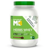 1 - MuscleBlaze Herbs Whey OP,  2.2 lb  Rich Chocolate 