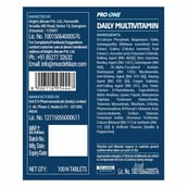 ingredientinfo - MB Pro One Daily Multivitamin,  100 tablet(s)  Unflavoured 
