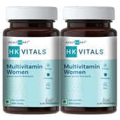 HealthKart Multivitamin Women, Unflavoured 60 tablet(s) - Pack of 2