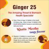 6 - Herba Neuva Ginger 25,  60 tablet(s) 