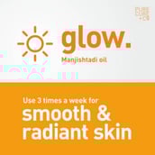 4 - Pure Cure + Co Glow Manjistadi Oil,  100 ml  Smooth + Radiant Skin 
