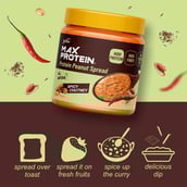 4 - RiteBite Max Protein Peanut Spread,  0.340 kg  Spicy Chutney Pack of 3 
