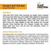 5 - RiteBite Max Protein Active Bar (20g Protein), 12 Piece(s)/Pack Peanut Butter
