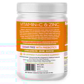 2 - PureFoods Vit C PB Vitamin C + ZInc Sugar Free Gummies for Kids,  60 gummies  Orange 