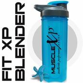 5 - MuscleXP Fit XP Blender Gym Shaker,  Blue  700 ml 