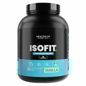 1 - HealthXP Isofit Whey Protein Isolate,  5 lb  Vanilla 