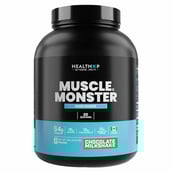 1 - HealthXP Muscle Monster Mass Gainer,  6.6 lb  Chocolate Milkshake 